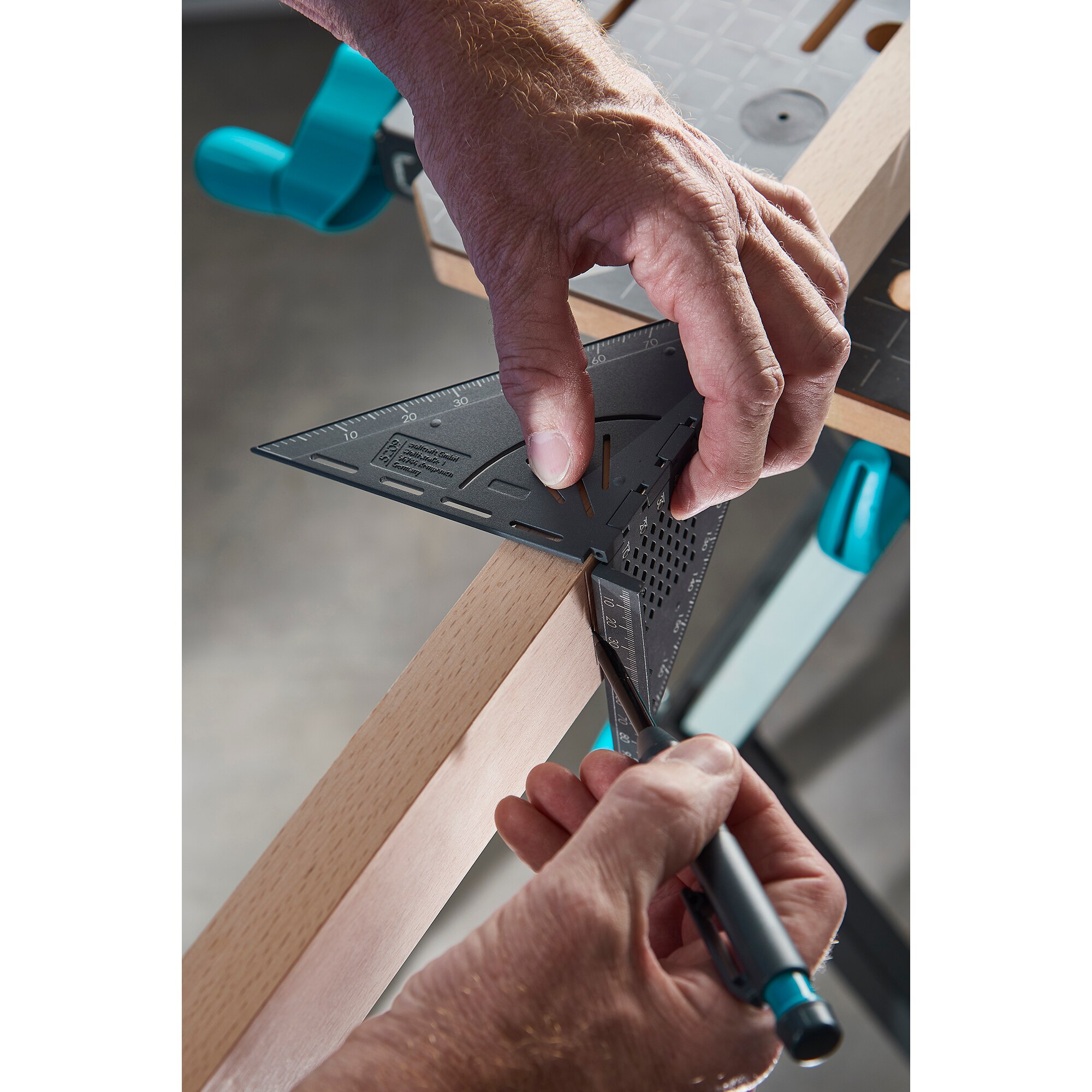 Plantilla para marcar y alinear Escuadra ángulo 3D Vario 7