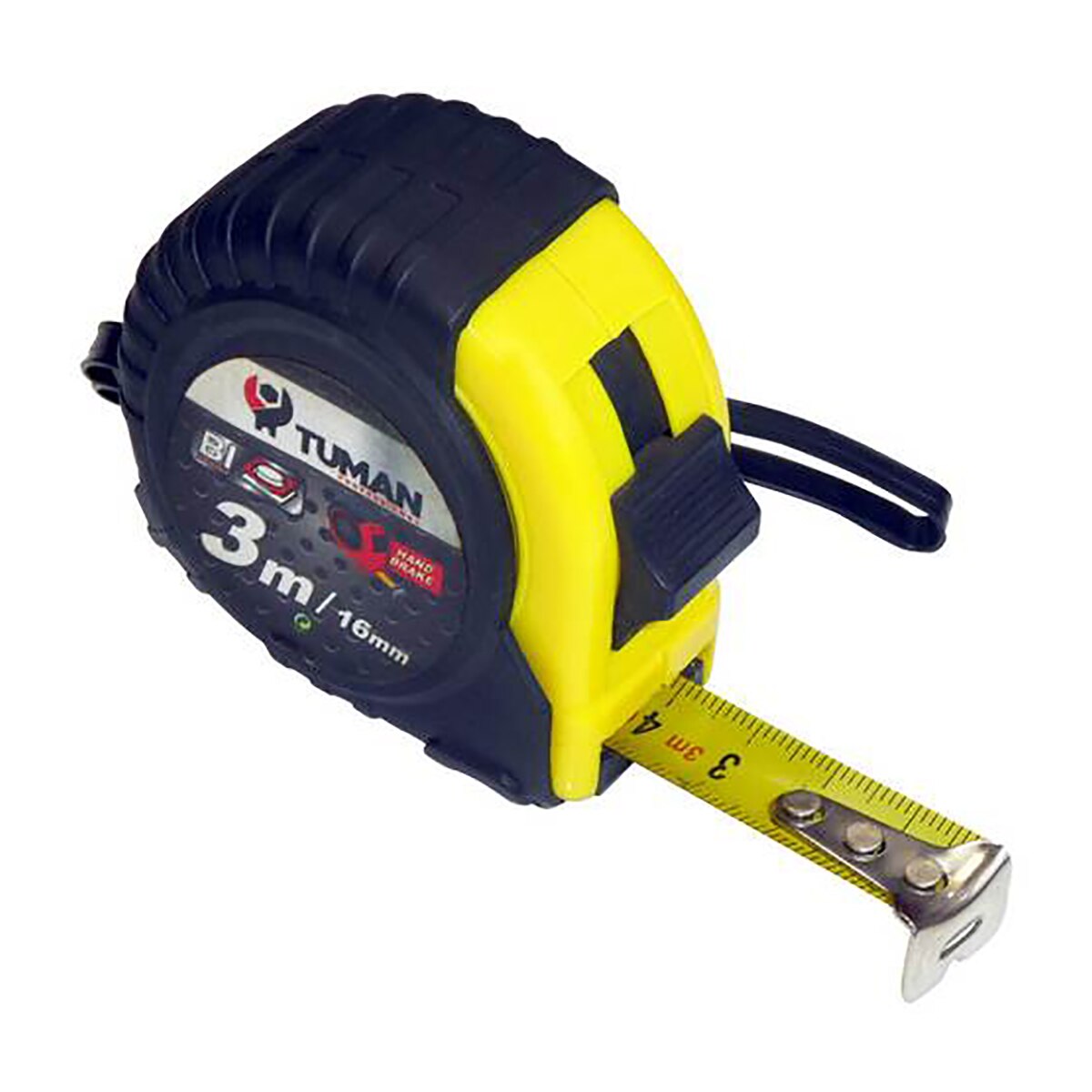 TUMAN Profesional – Flexómetro Antigolpe 3 m X 16 mm.