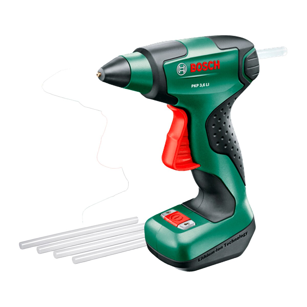 Bosch – Pistola Silicona para Pegar en Caliente a Batería PKP 3.6 LI.