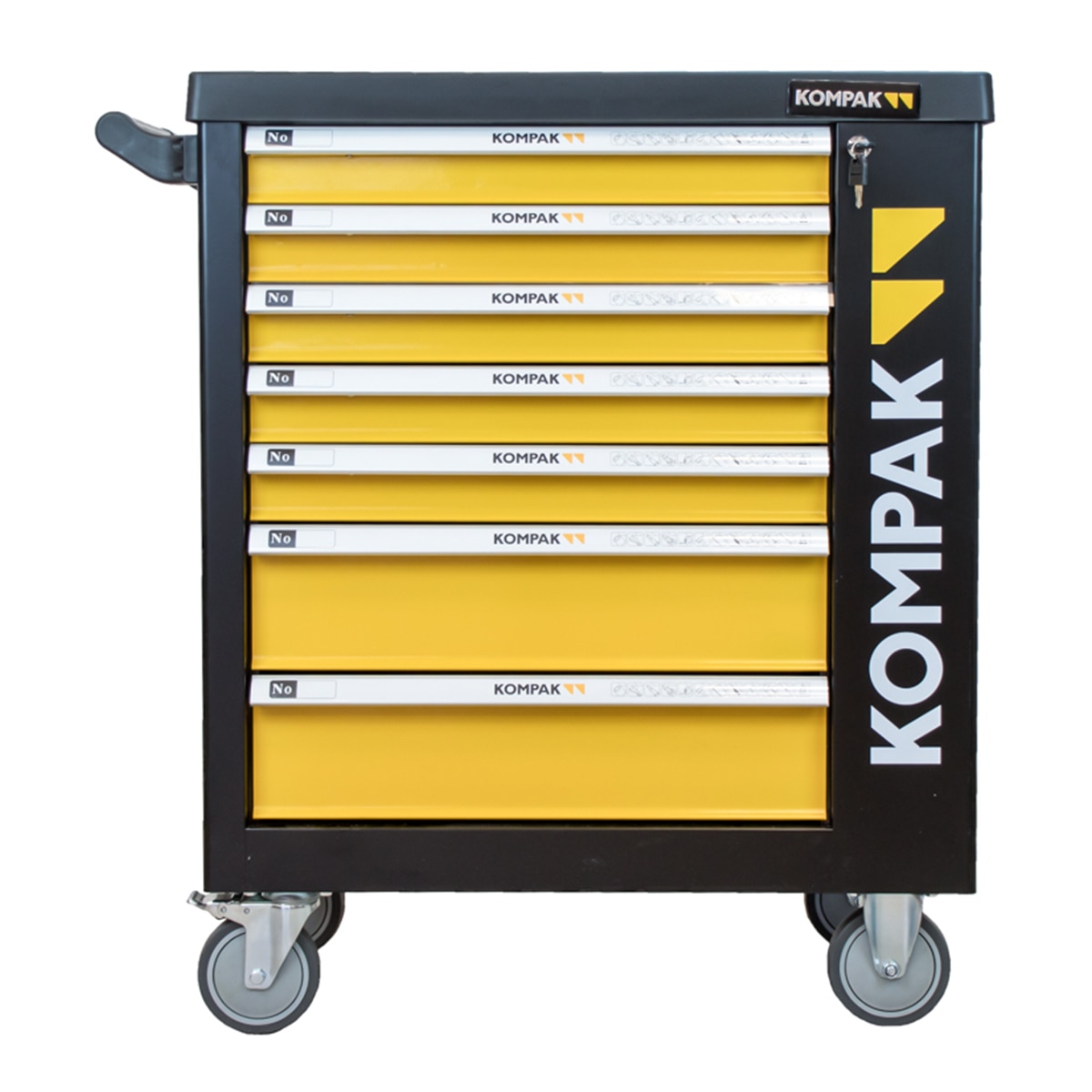 Carro Taller Transportable con 252 Herramientas LZ01 Amarillo / Negro-2