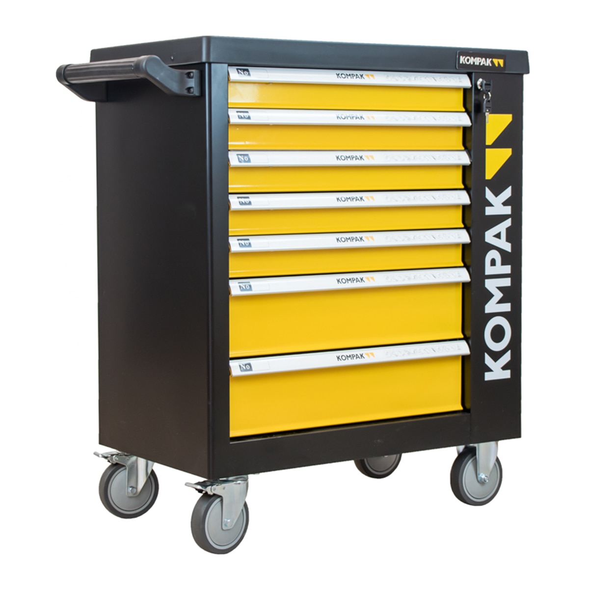 Carro Taller Transportable con 252 Herramientas LZ01 Amarillo / Negro-4