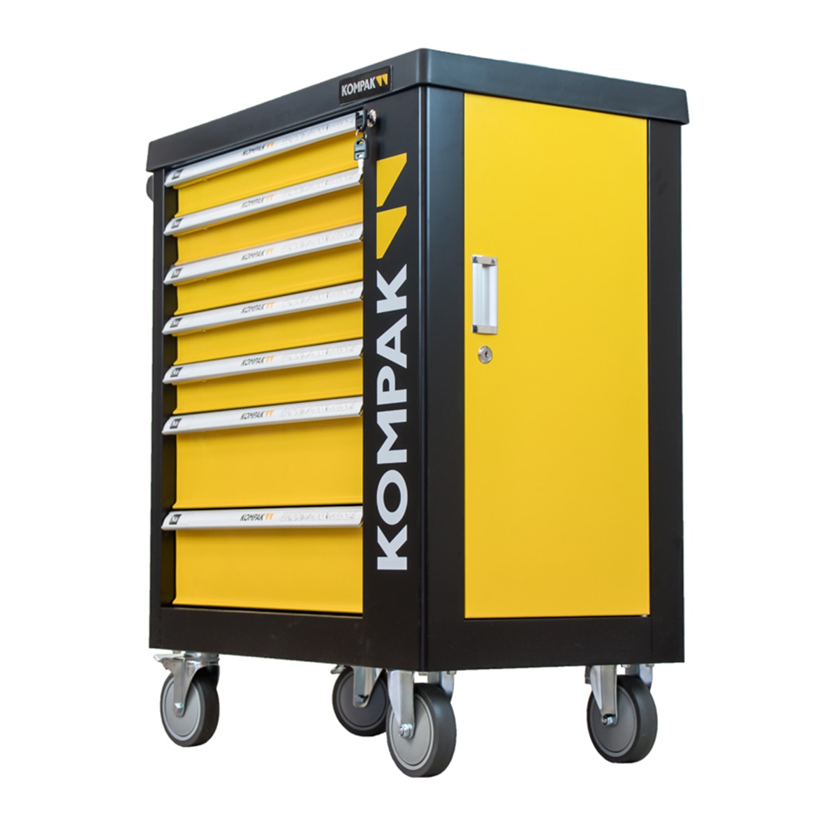 Carro Taller Transportable con 252 Herramientas LZ01 Amarillo / Negro-5