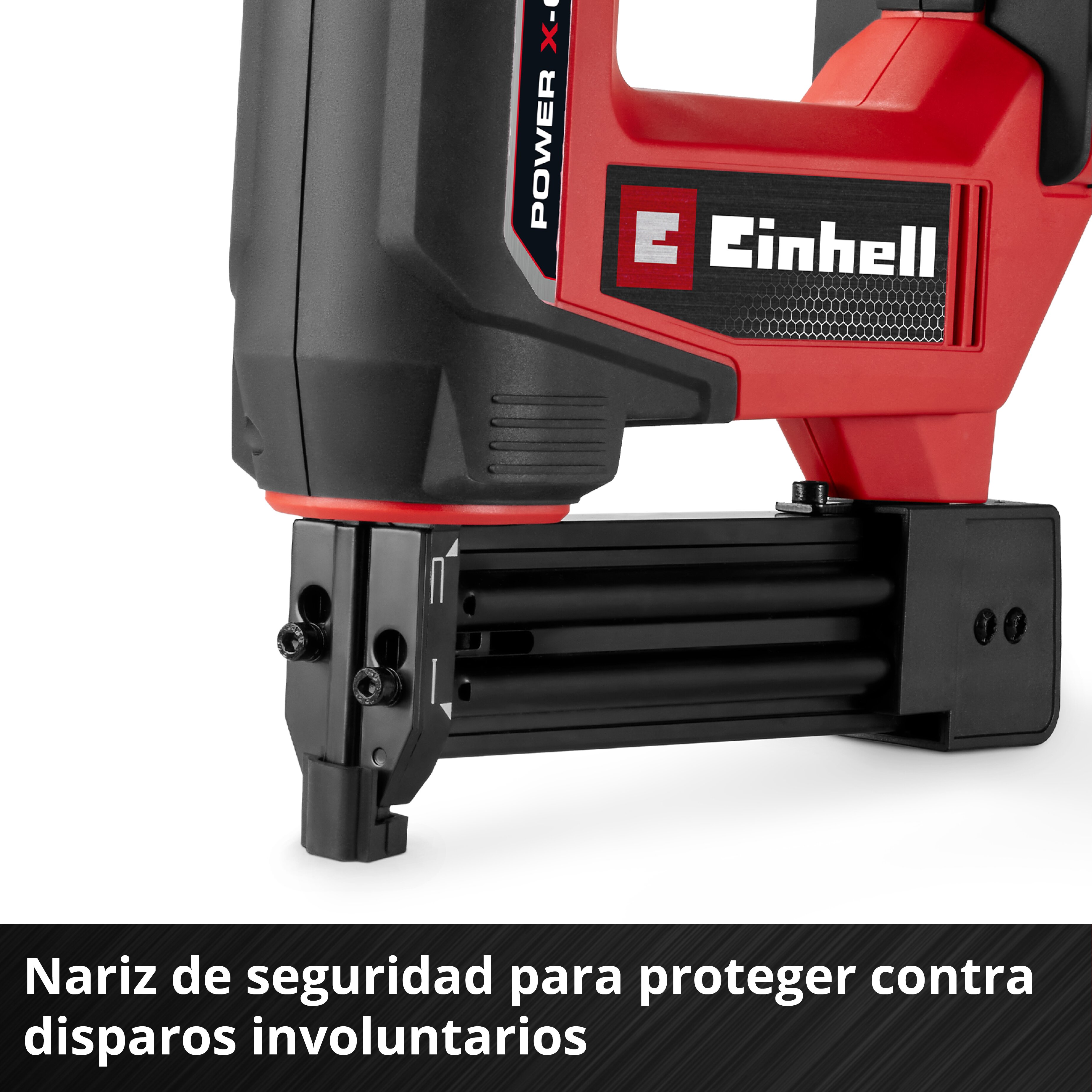 Grapadora - clavadora batería Einhell TE-CN 18/32 Li - Solo Rojo-6