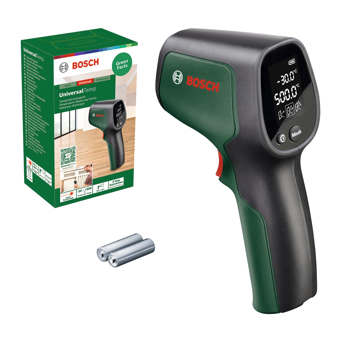 Termodetector UniversalTemp Verde / Negro-2