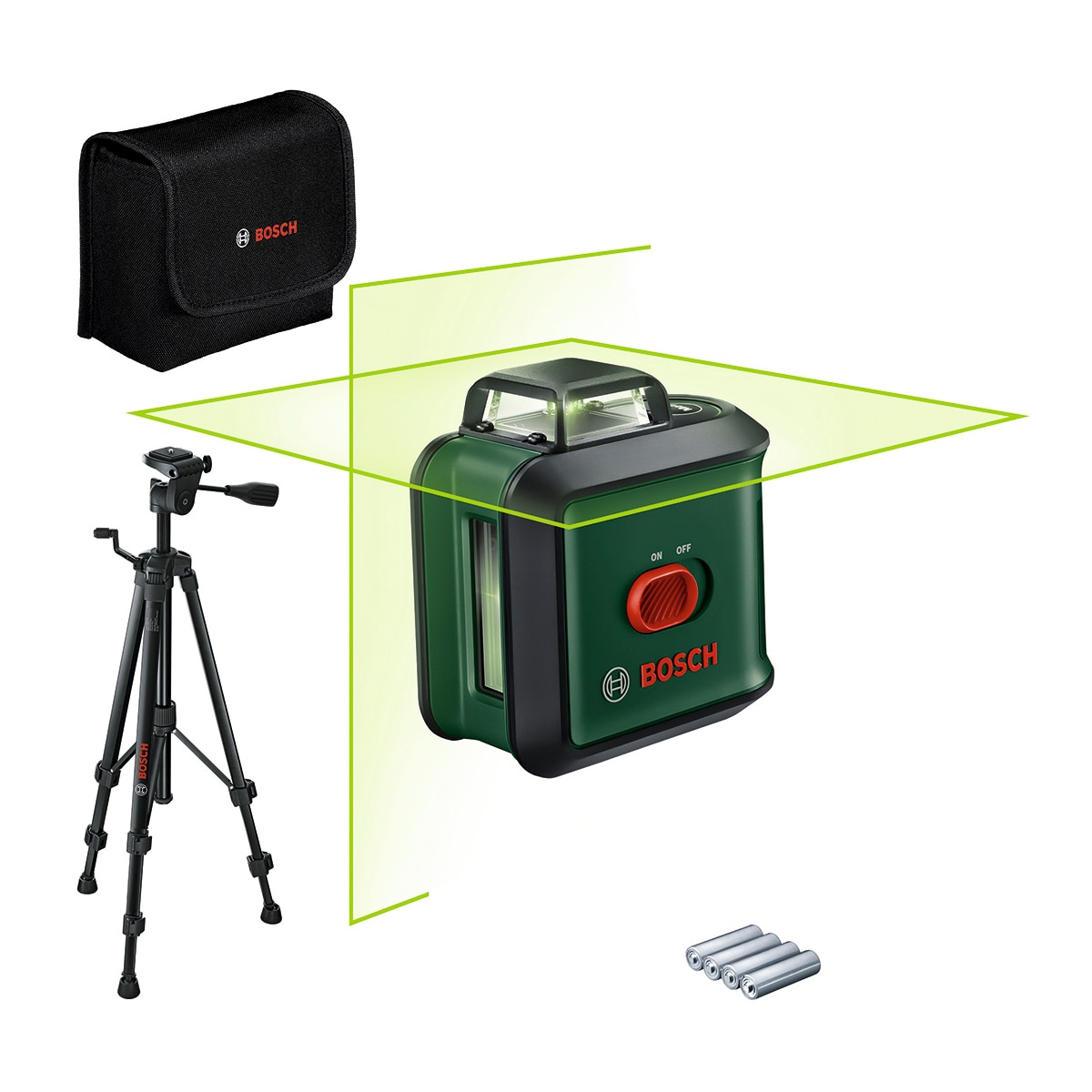 Bosch – Nivel Láser Universal 360 + Trípode TT150.