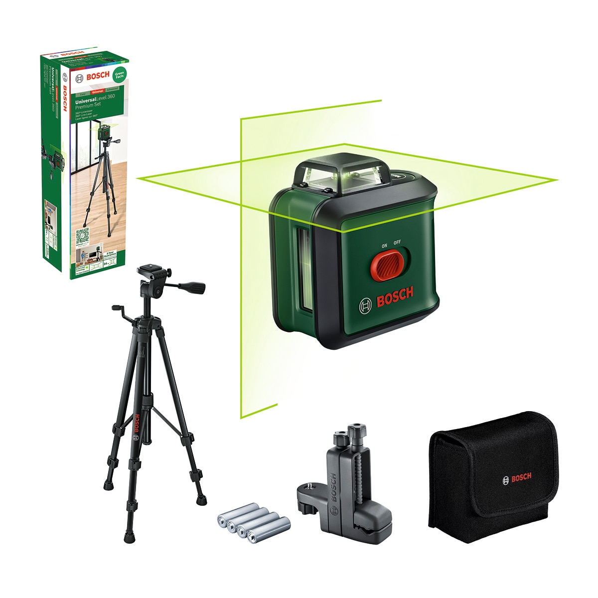 Imagem 0 de Nível Laser Universal 360 + Tripé TT150 + Abraçadeira MM3