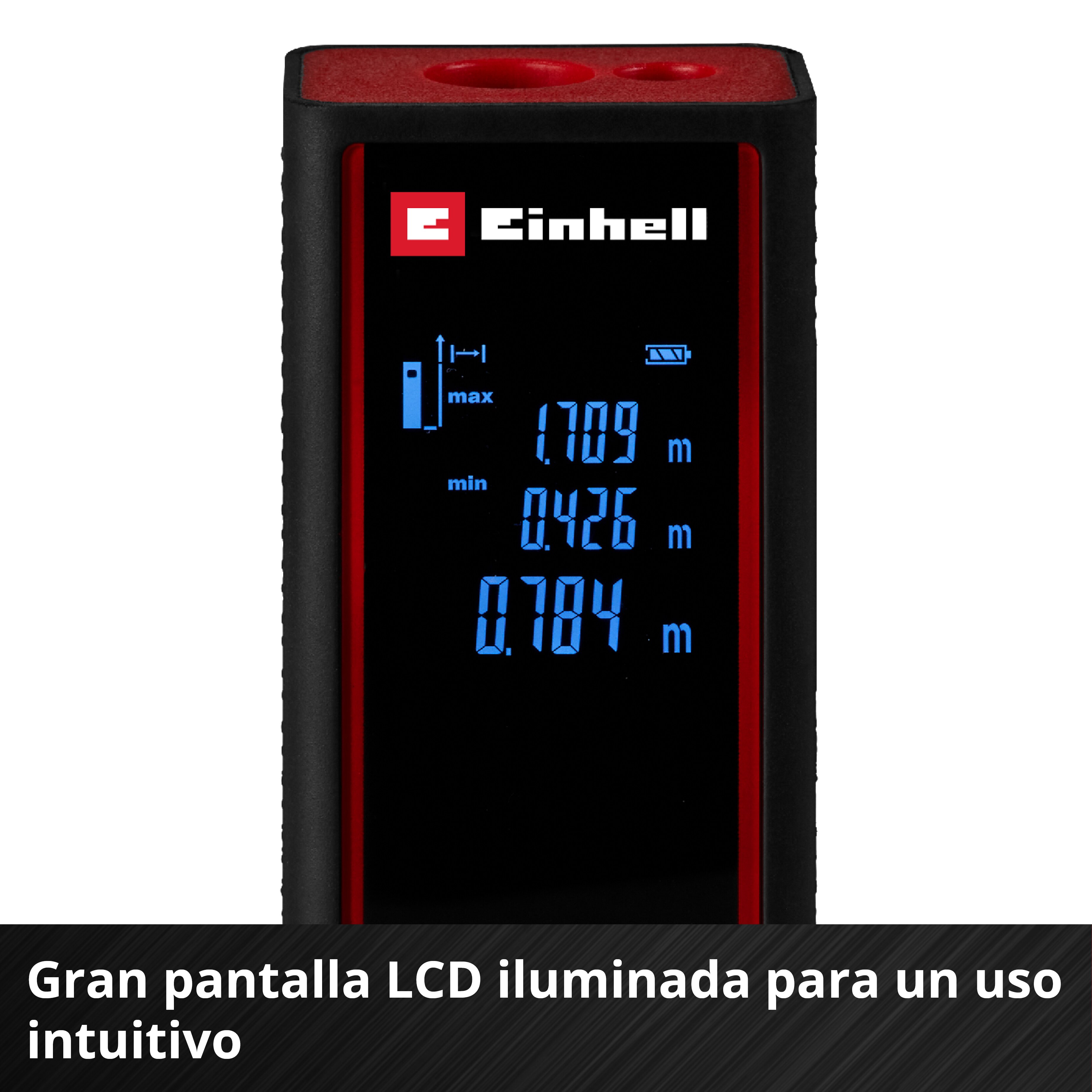 Medidor láser Einhell TC-LD 30 R Rojo-3