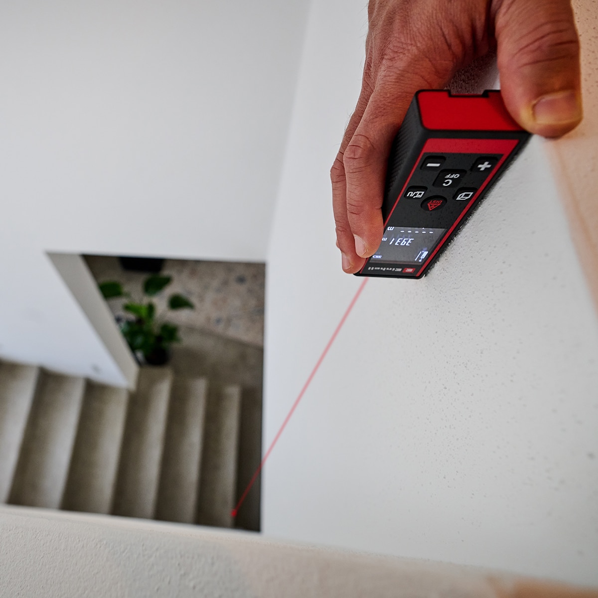 Medidor láser Einhell TC-LD 60 R Rojo-11