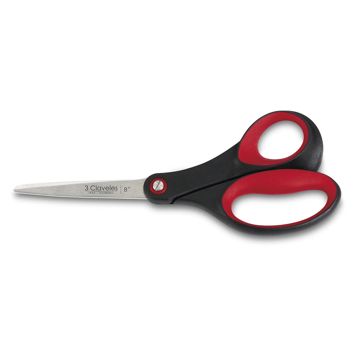 Tijeras multiusos 20 cm 3 Claveles - Acero Acero-1