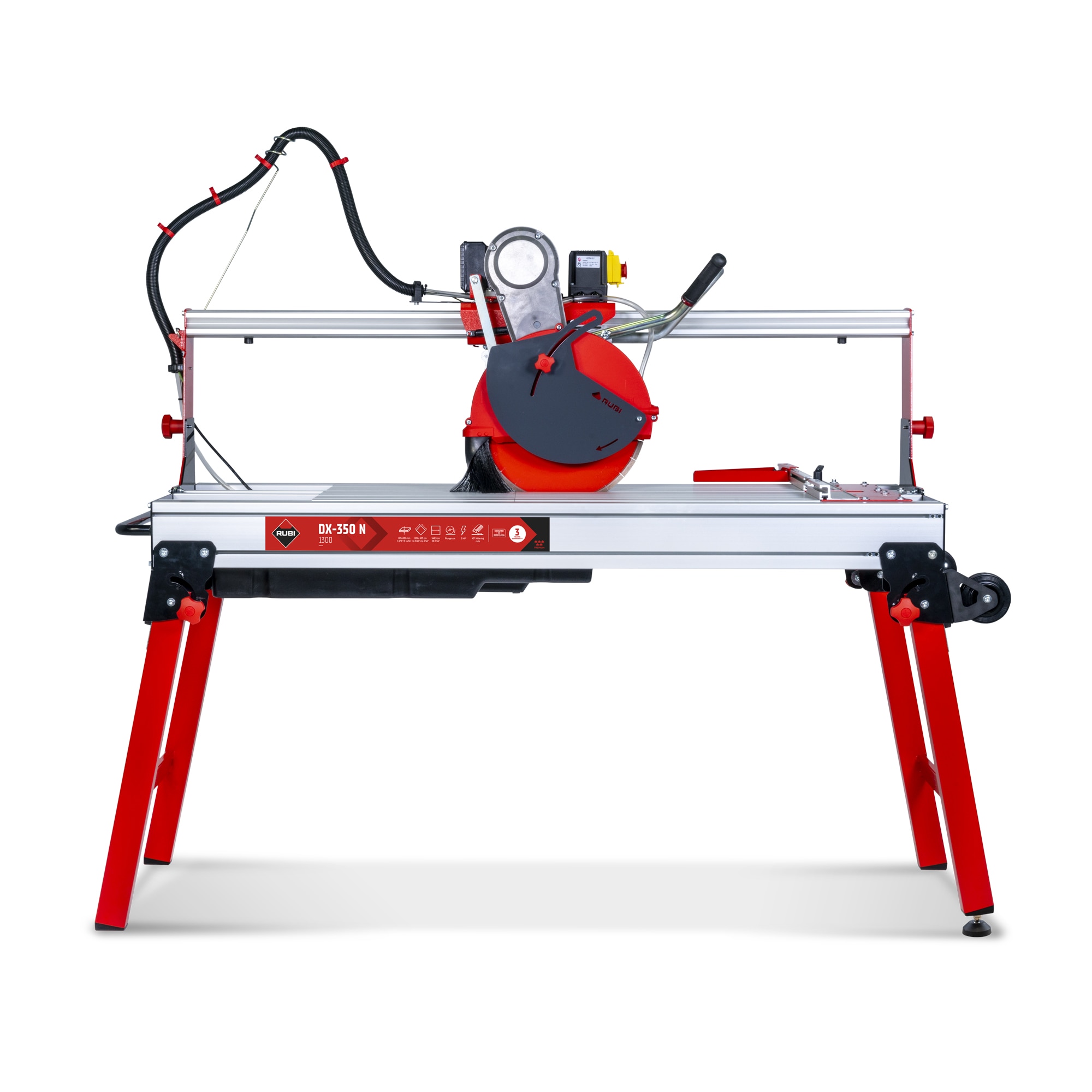 Cortadora Eléctrica DX-350-N 1300 Rojo / Gris-7