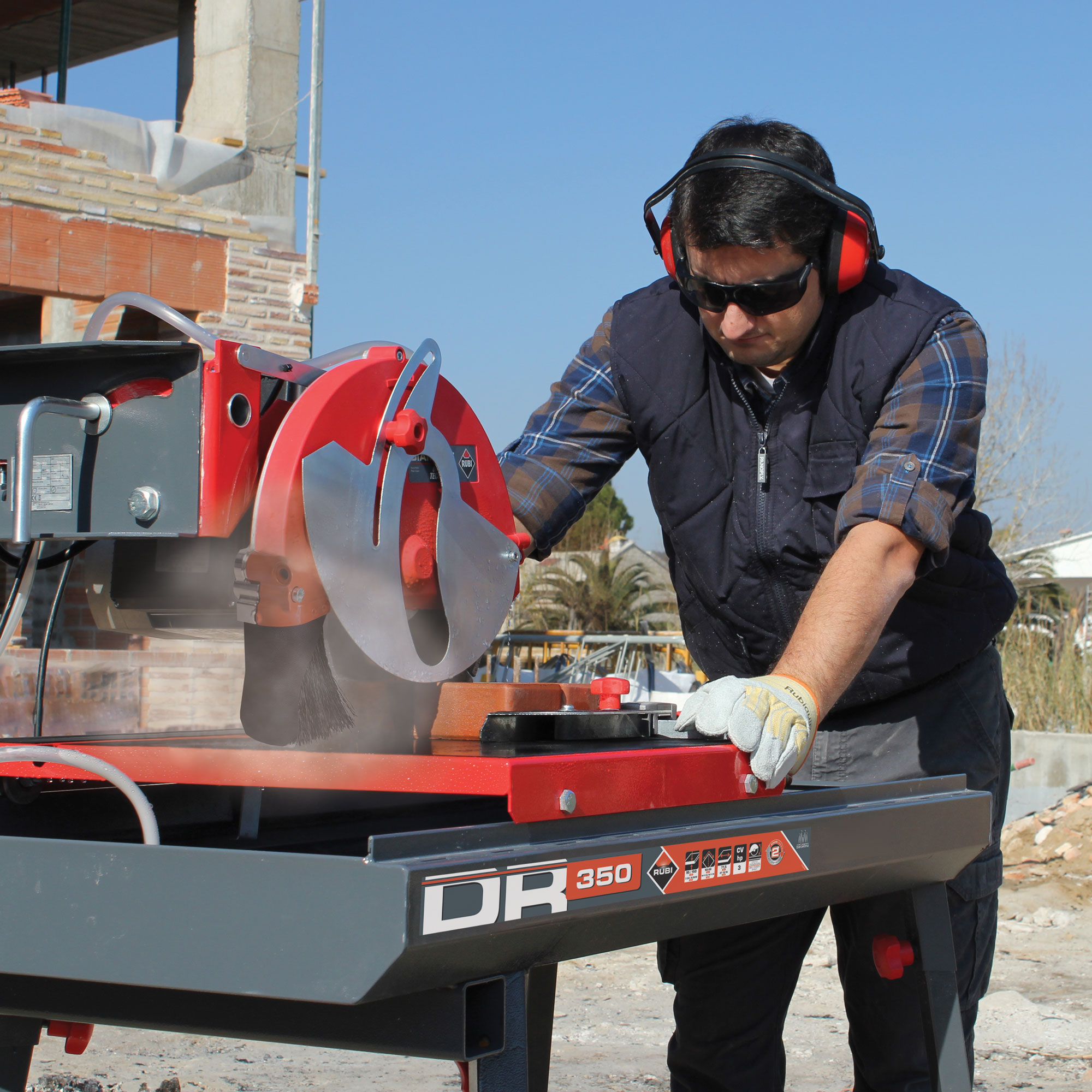 Cortadora Elétrica DR-350 Vermelho / Preto-3