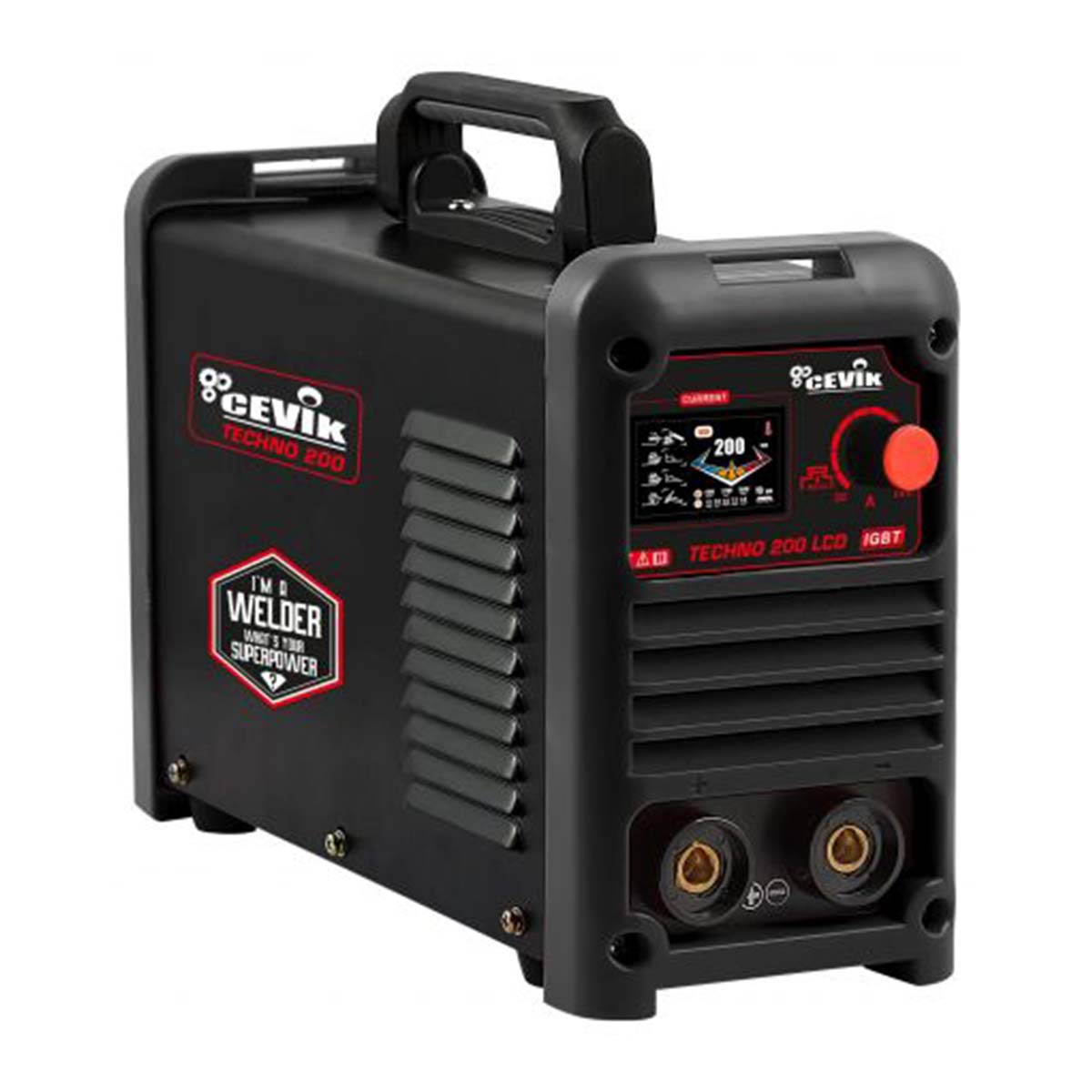 Imagen 0 de Soldador Inverter con Pantalla LCD 200 A