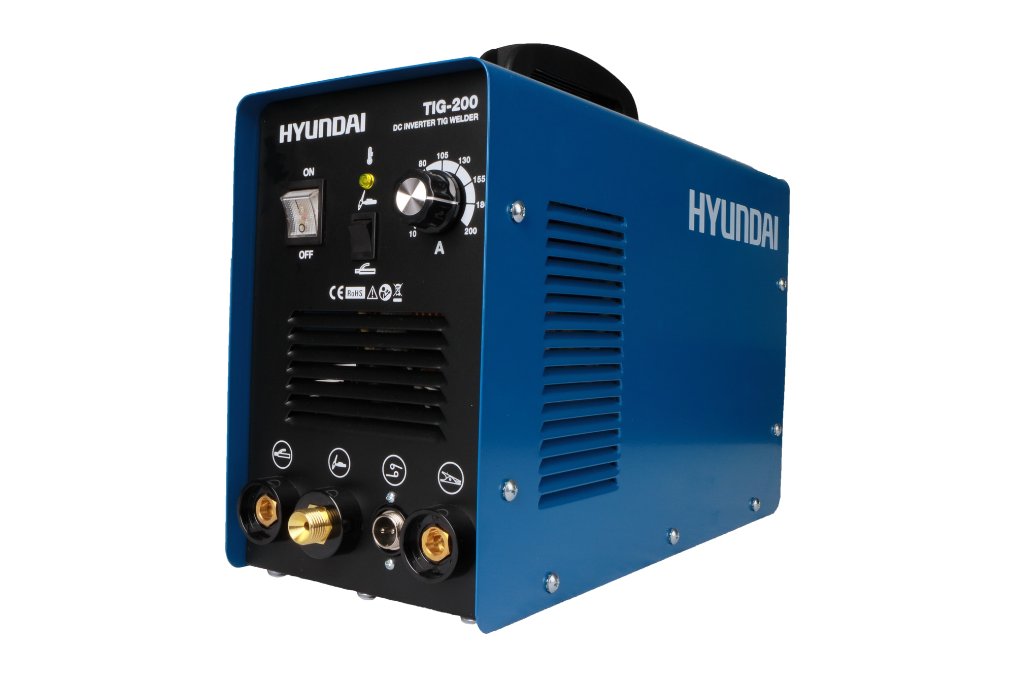 Soldador Inverter Mosfet Multifunción TIG/MMA TIG-200 Azul / Negro-3
