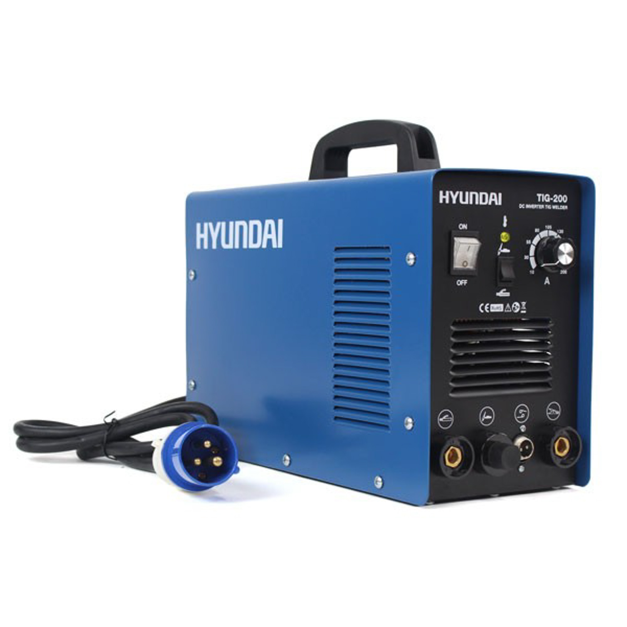 Soldador Inverter Mosfet Multifunción TIG/MMA TIG-200 Azul / Negro-5