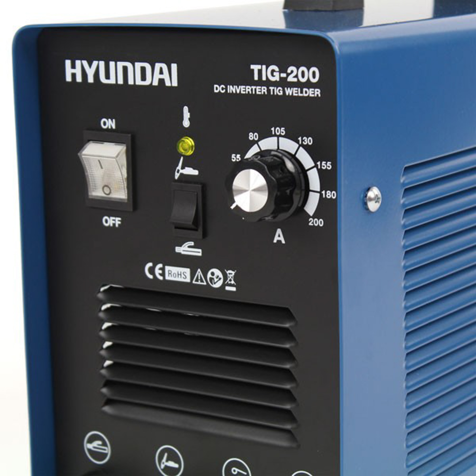Soldador Inverter Mosfet Multifunción TIG/MMA TIG-200 Azul / Negro-9
