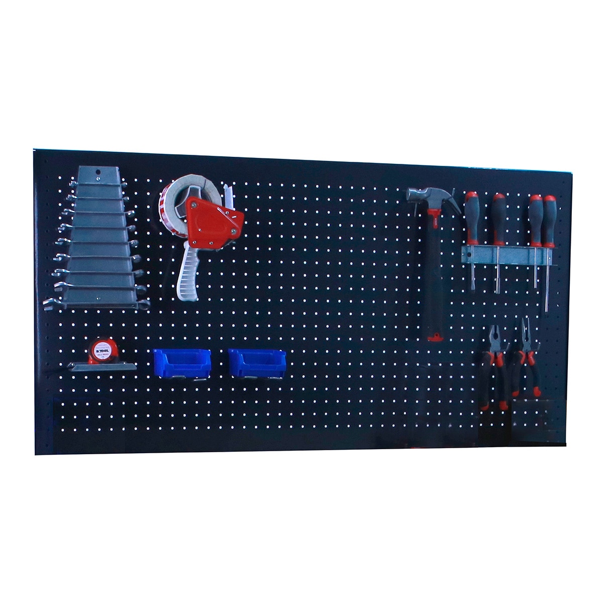 SIMONRACK - Panel Herramientas Panelclick 90 x 40 x 3,5 cm con 8 Ganchos.