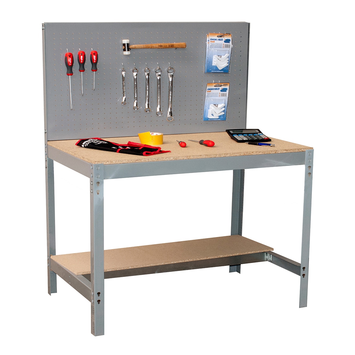 Bancada de Trabalho BT2 900 - 91 x 144,5 x 61 cm Cinzento-1