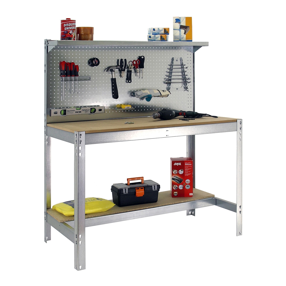 Bancada de Trabalho BT3 900 - 91 x 144,5 x 61 cm Galvanizado-1