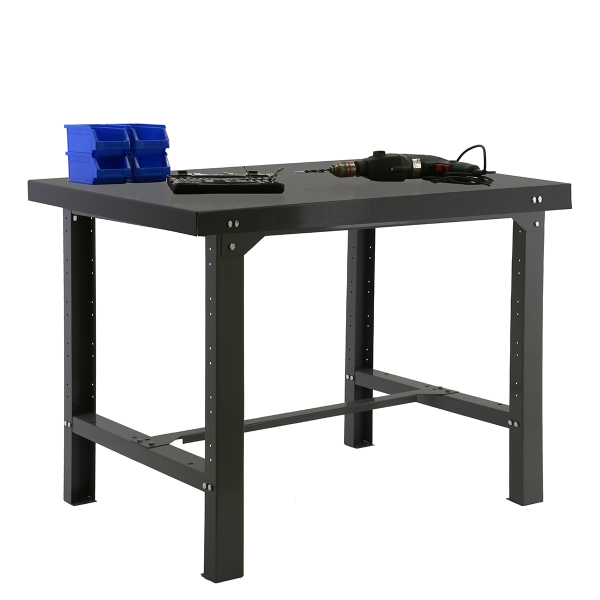 Bancada de Trabalho BT6 Metal 1500 - 150 x 83 x 73 cm Antracite-2