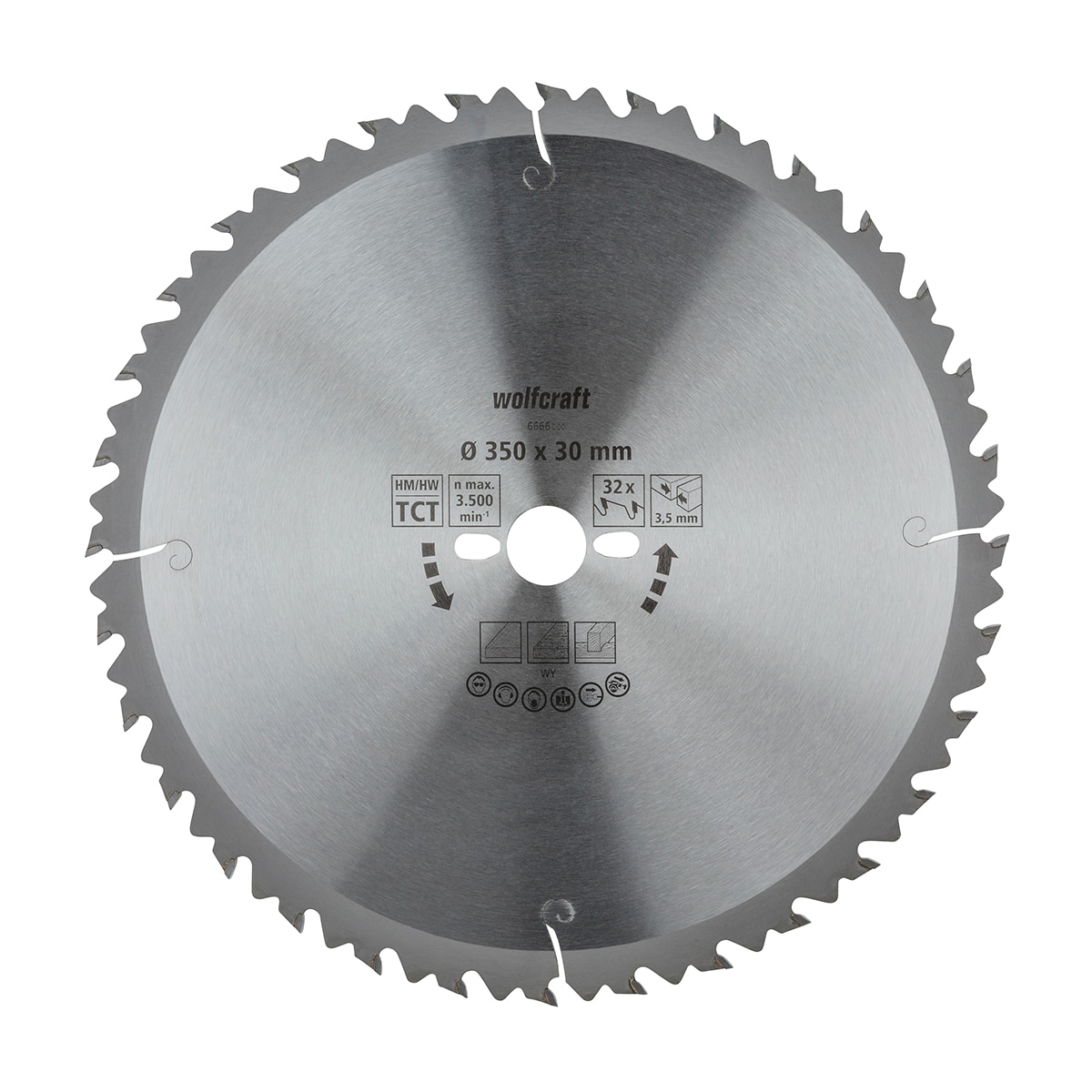 Disco Sierra Circular Mesa CT Cortes Semigruesos y Rápidos Ø 350 mm Gris-1