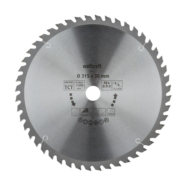 Imagen 0 de Disco Sierra Circular Mesa CT Cortes Finos y Limpios Ø 315 mm