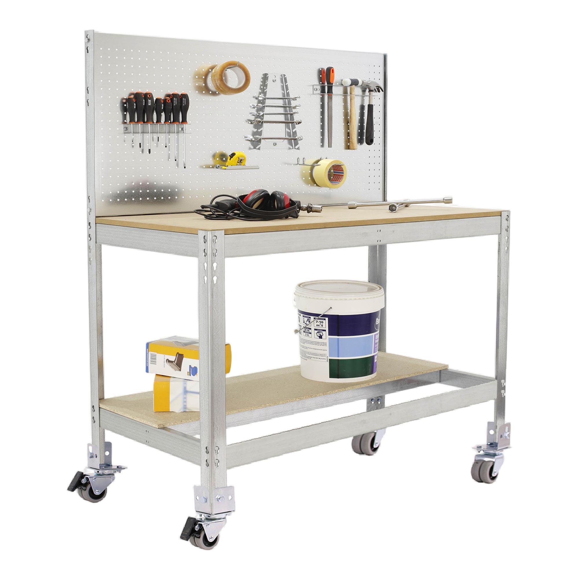 Armário Simonwork Mobile BT2 900 - Galva/Madeira Galvanizado-2