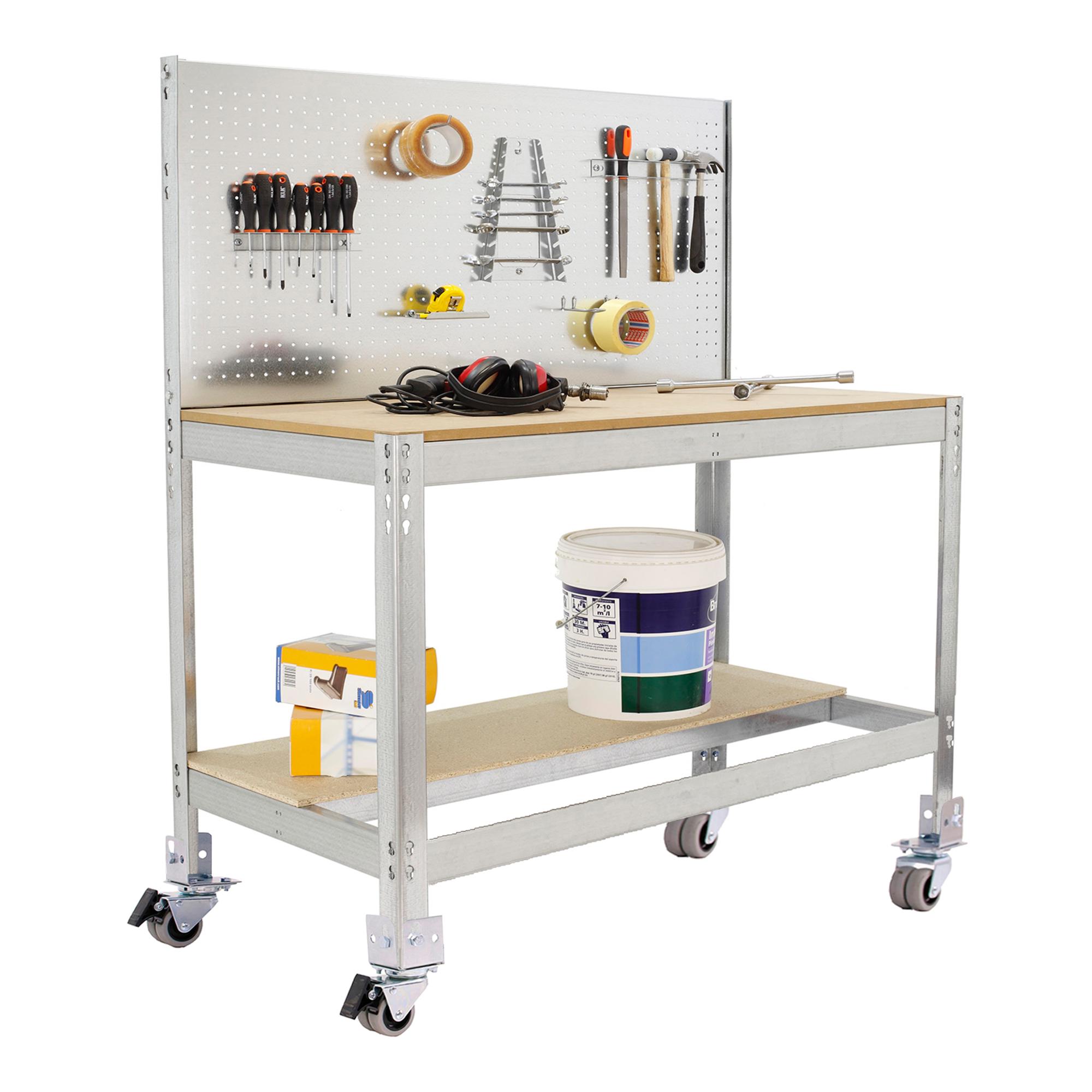 Armário Simonwork Mobile BT2 900 - Galva/Madeira Galvanizado-3