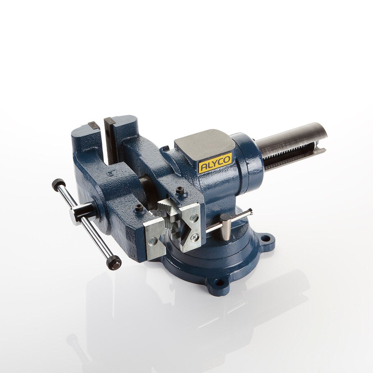 Tornillo De Banco De Guía Redonda Multifunción ALYCO Azul-5