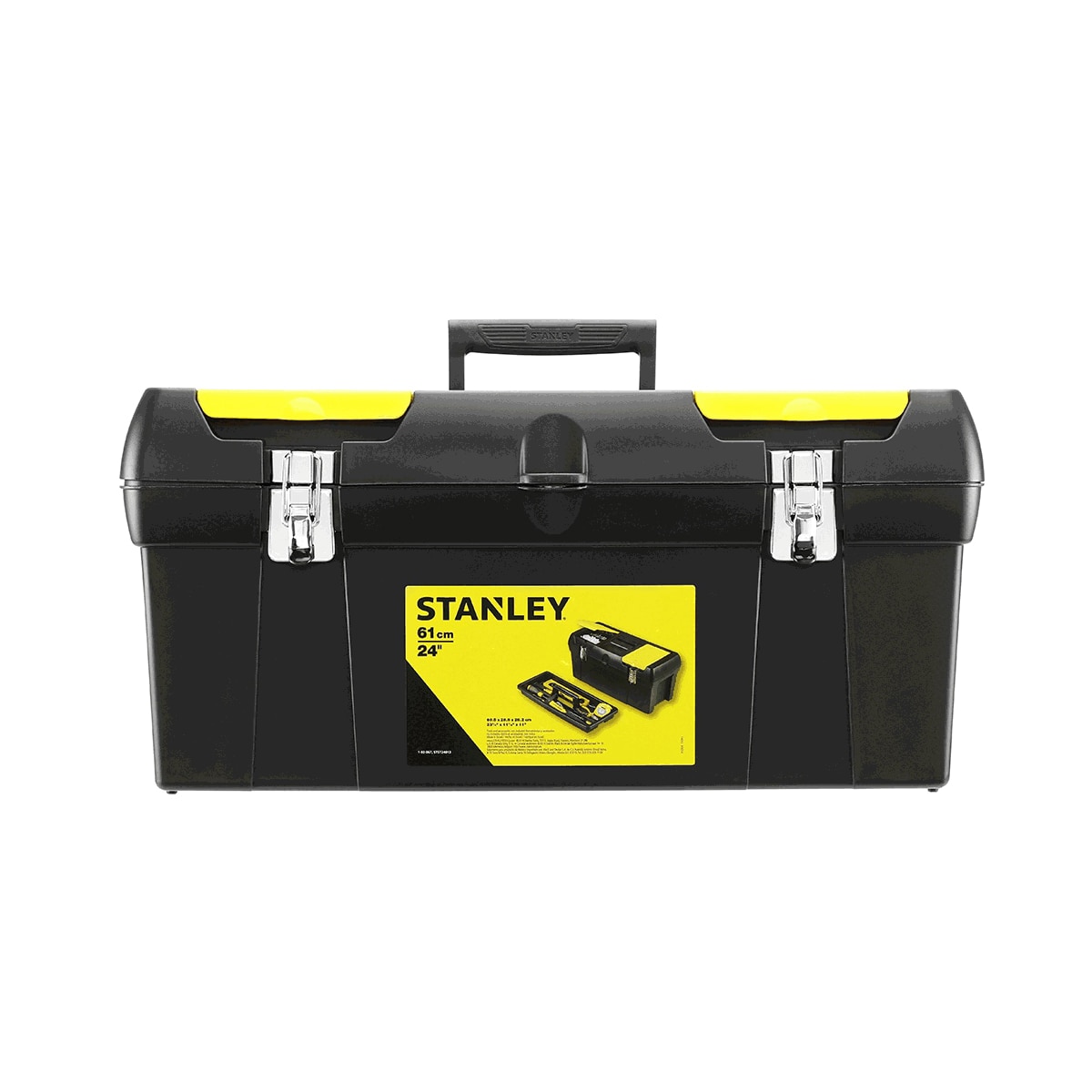 Caja para Herramientas Milenium con cierres metálicos Negro / Amarillo-2