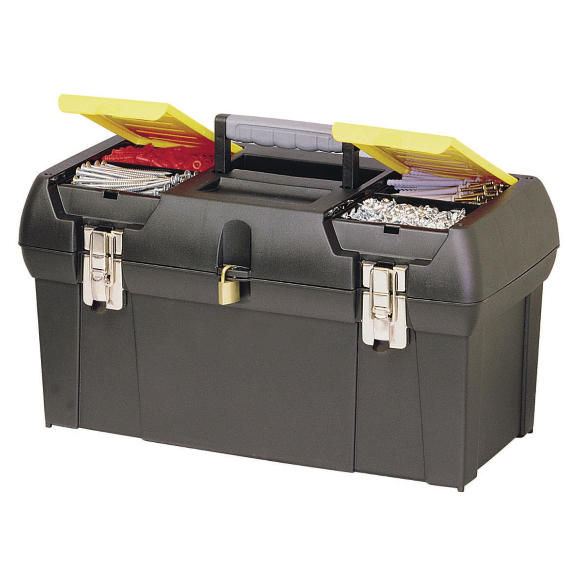 Caja para Herramientas Milenium con cierres metálicos Negro / Amarillo-4