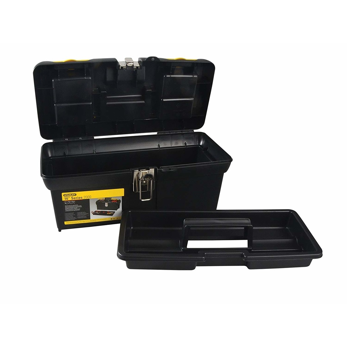 Caja Herramientas Plástico Negro / Amarillo-2