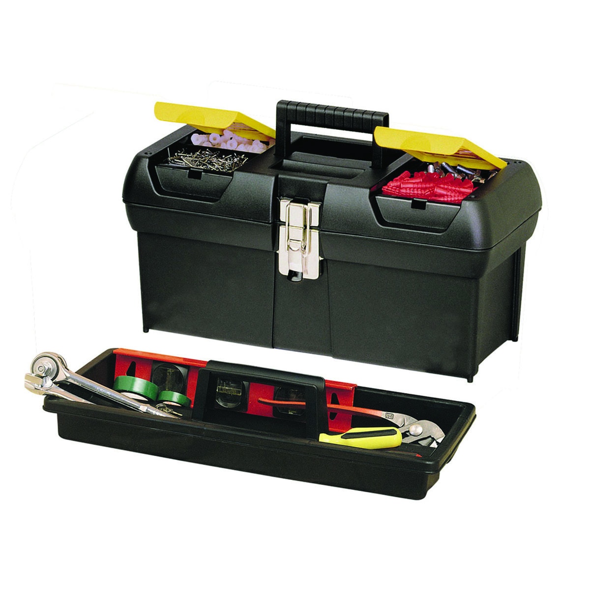 Caja Herramientas Plástico Negro / Amarillo-5