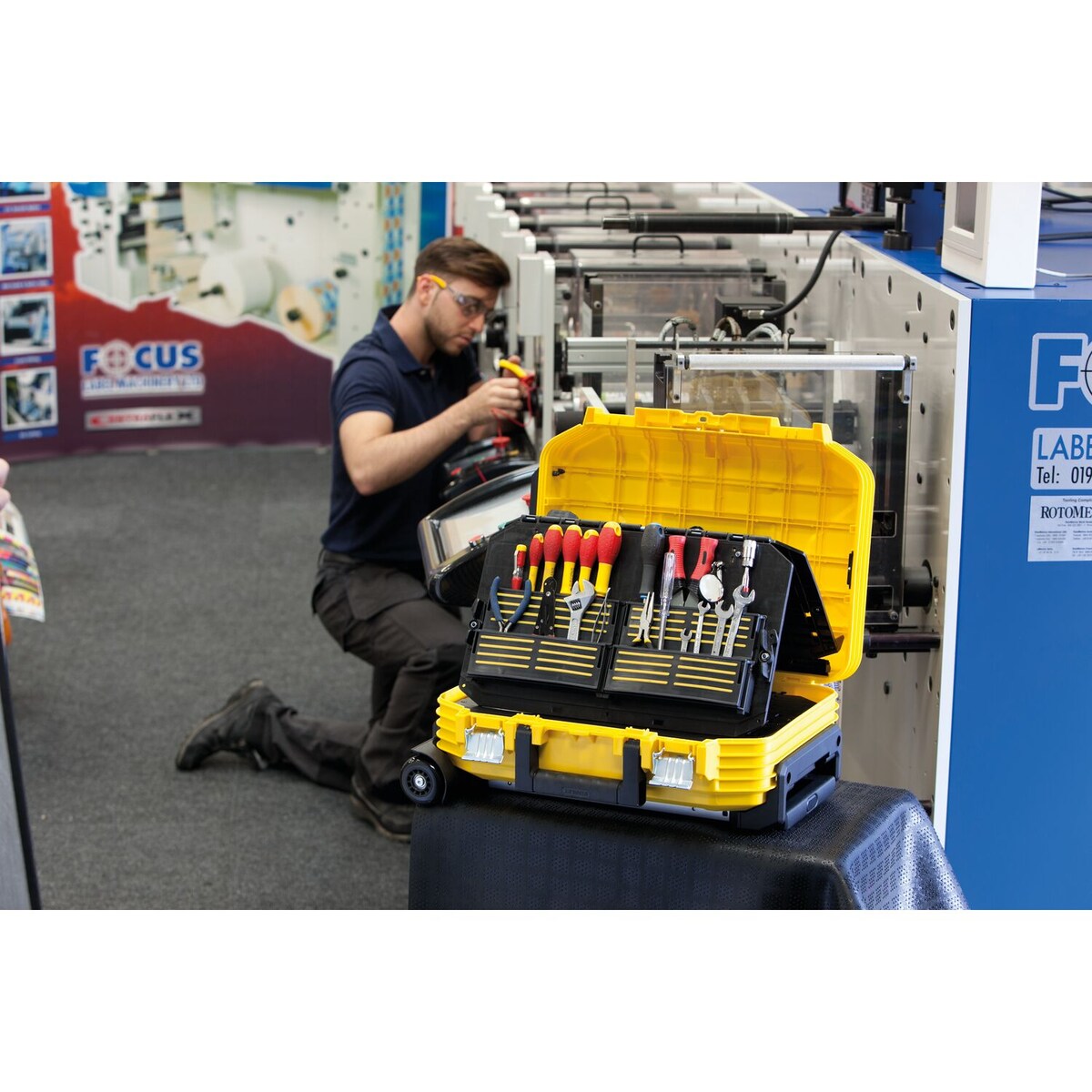 Mala com Rodas para Ferramentas FatMax Amarelo / Preto-4