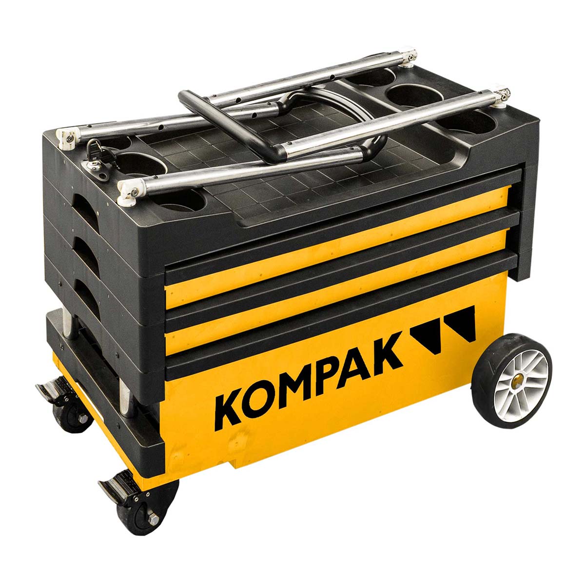 Carro Taller Plegable con Mesa de Trabajo KT01 Amarillo / Negro-8