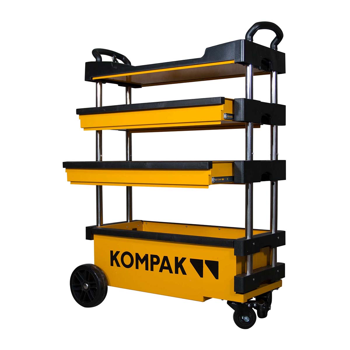 Carro Taller Plegable con Mesa de Trabajo KT01 Amarillo / Negro-10
