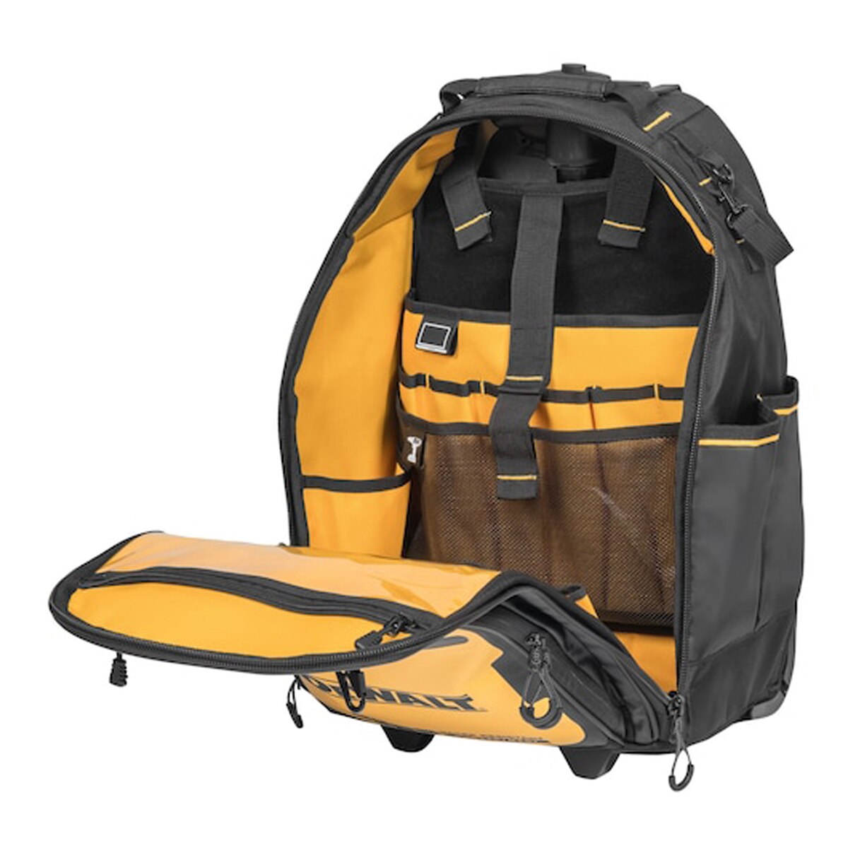 Mochila com Rodas Pro Amarelo-3