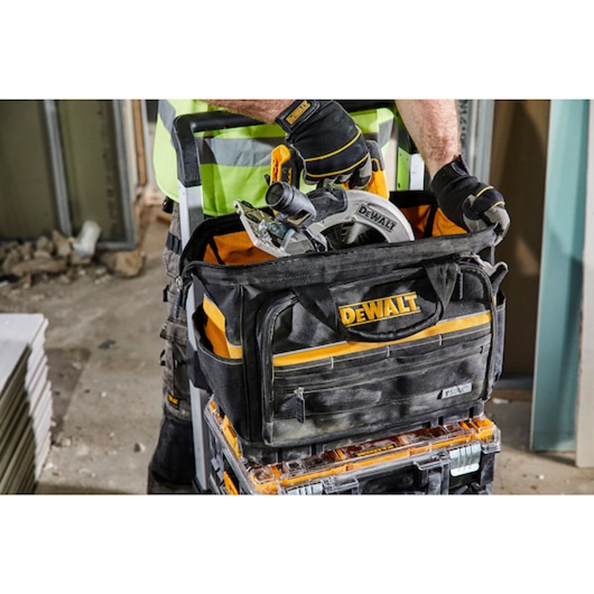 Bolsa Porta Herramientas Cerrada TSTAK Amarillo-9