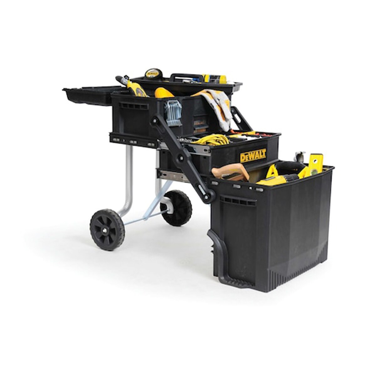 Taller Móvil Cantilever con 3 Compartimentos Amarillo-2