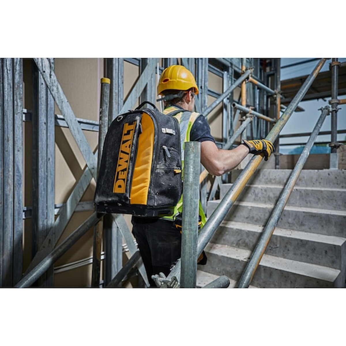 Mochila para herramientas 40 l Amarillo-10