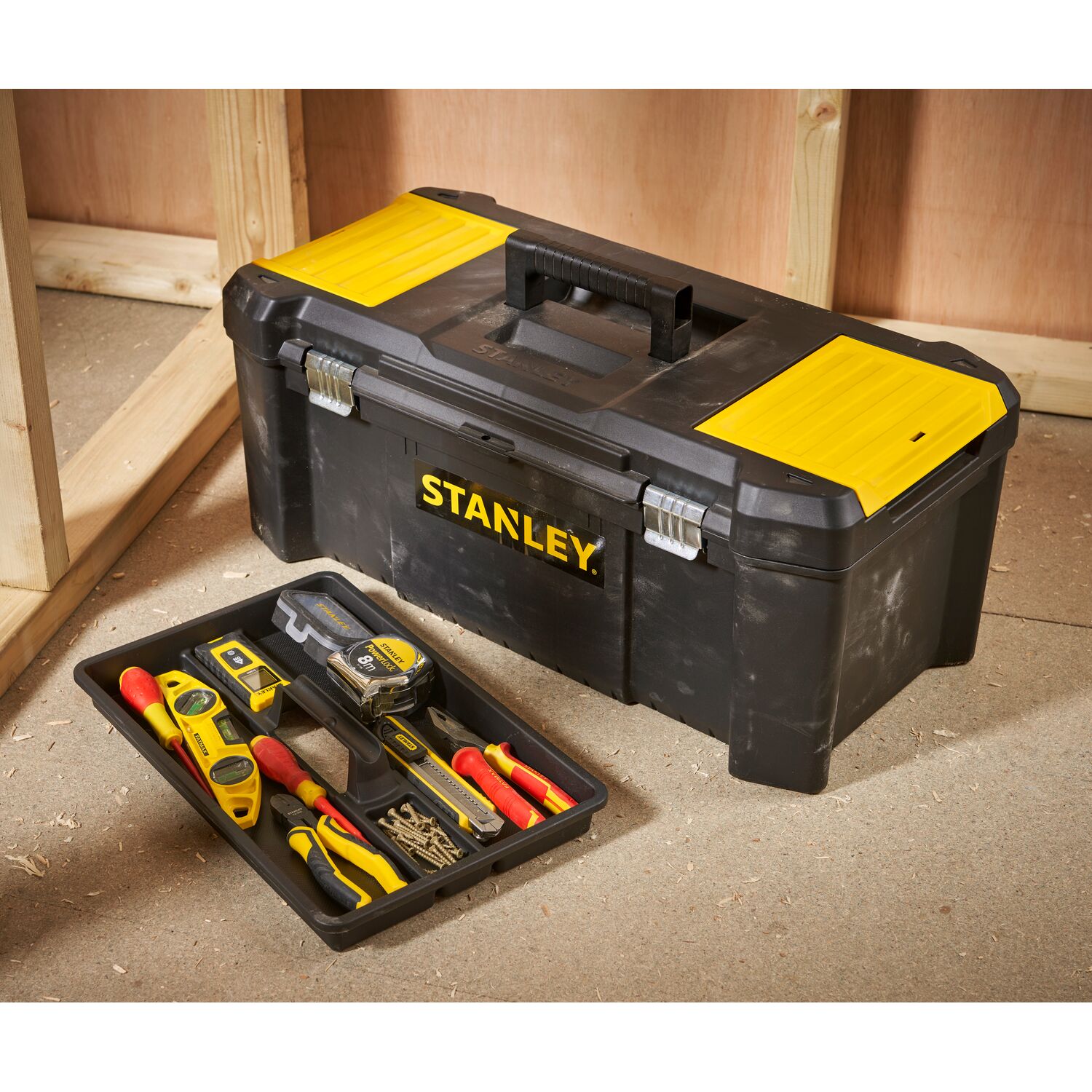 Caja Herramientas  Cierres Metal 26/66cm Negro-2