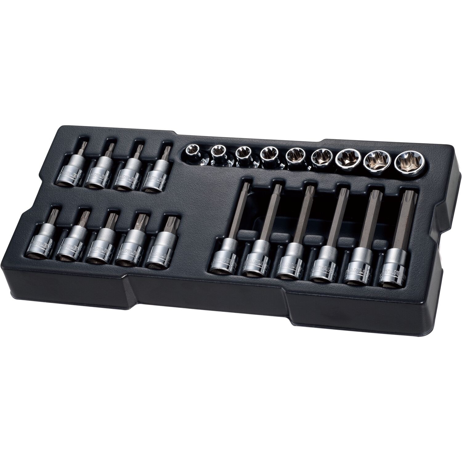 Llaves Vaso 24 Pz 24 Pt Negro-2