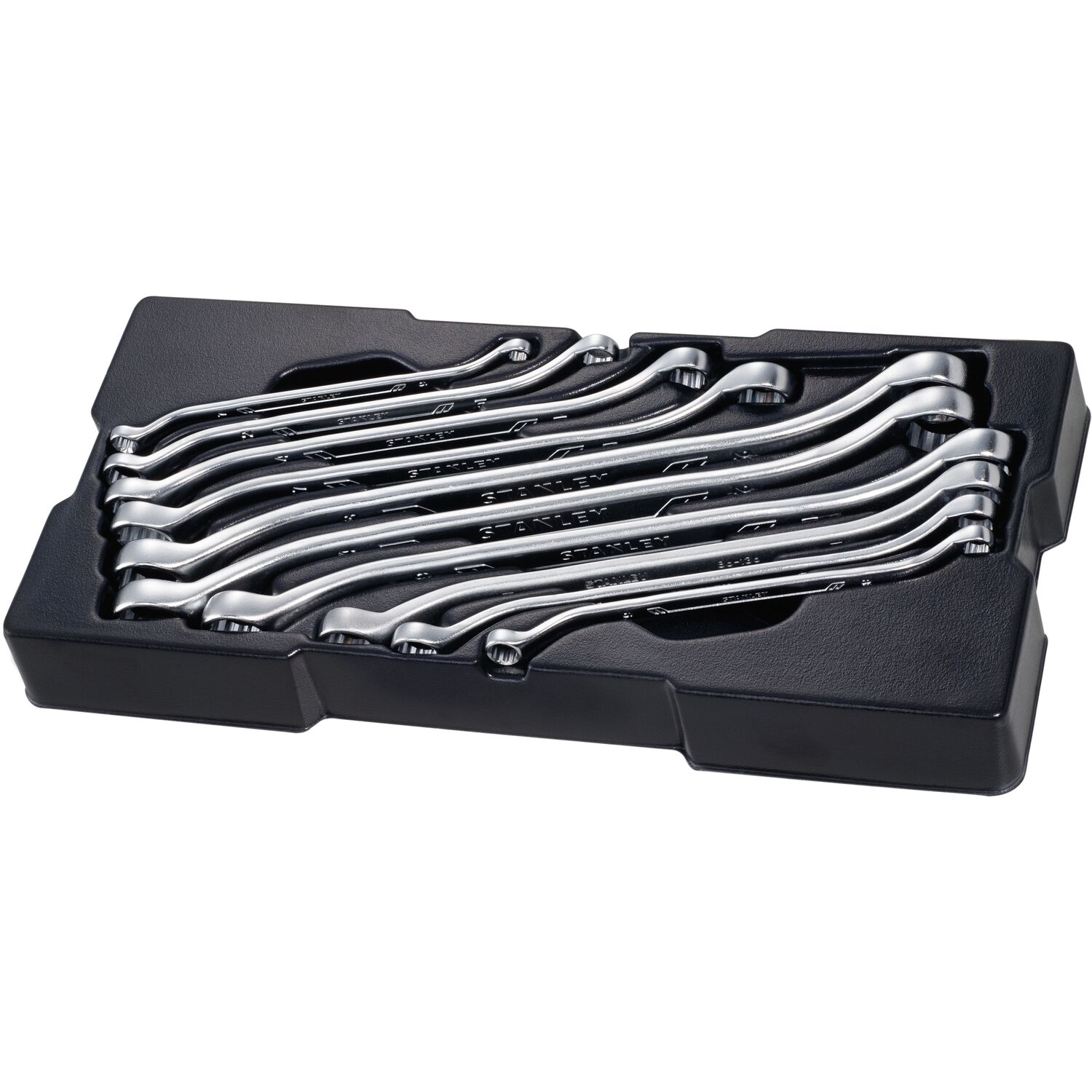 10 Llaves Fijas Cerradas Acodadas Negro-2