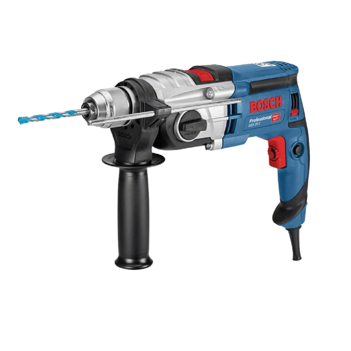 Imagem 0 de Berbequim de Percussão Multiusos Elétrico com Cabo à Rede GSB 20-2 - 850 W