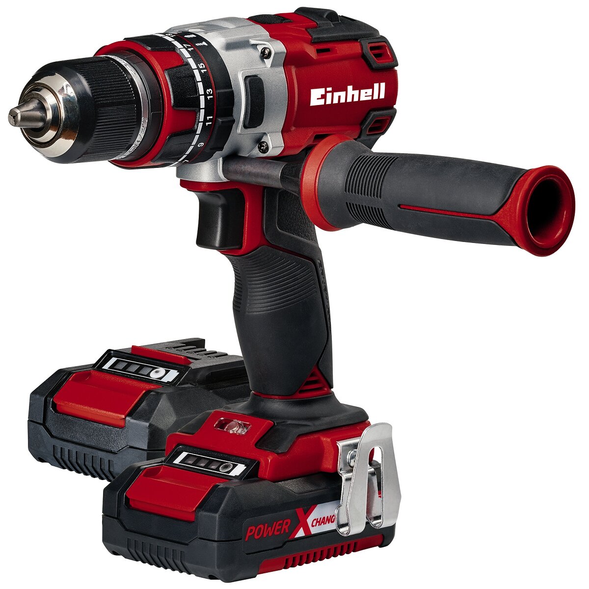 Einhell – Taladro Percutor a Batería 20 V TE-CD 18 Li Power X-Change.