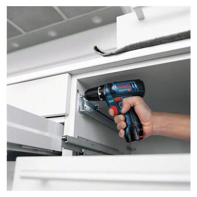 Taladro Atornillador a Batería 12 V BOSCH GSR 12V-15 060186810F Azul / Negro-3