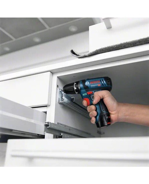 Taladro Atornillador a Batería 12 V BOSCH GSR 12V-15 060186810F Azul / Negro-8