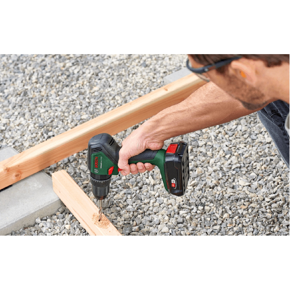 Taladro Percutor a Batería Universal Impact 18 V Power For All Verde / Negro-5