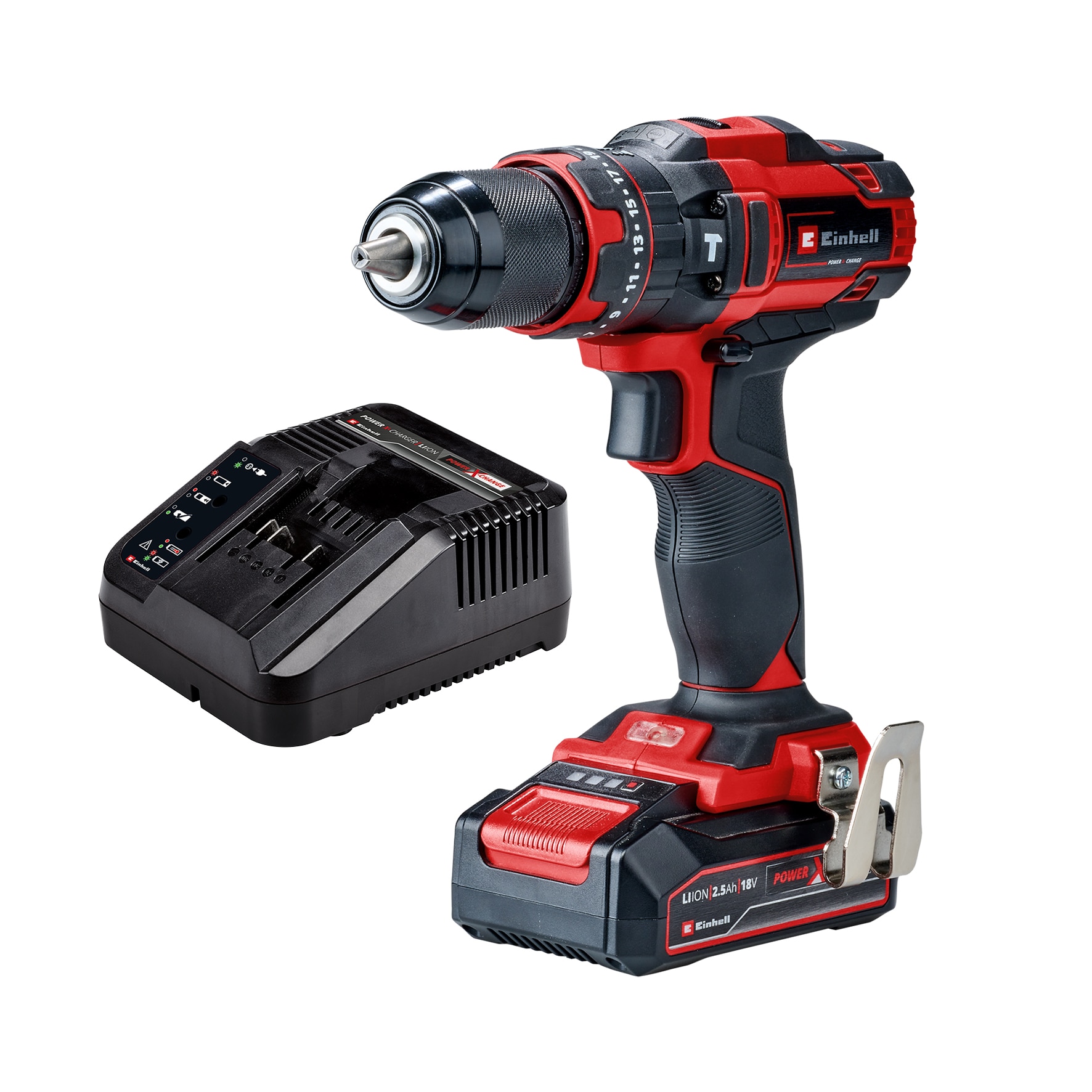 Imagen 0 de Taladro Einhell TE-CD 18/44 Li-i (1x2,5Ah)