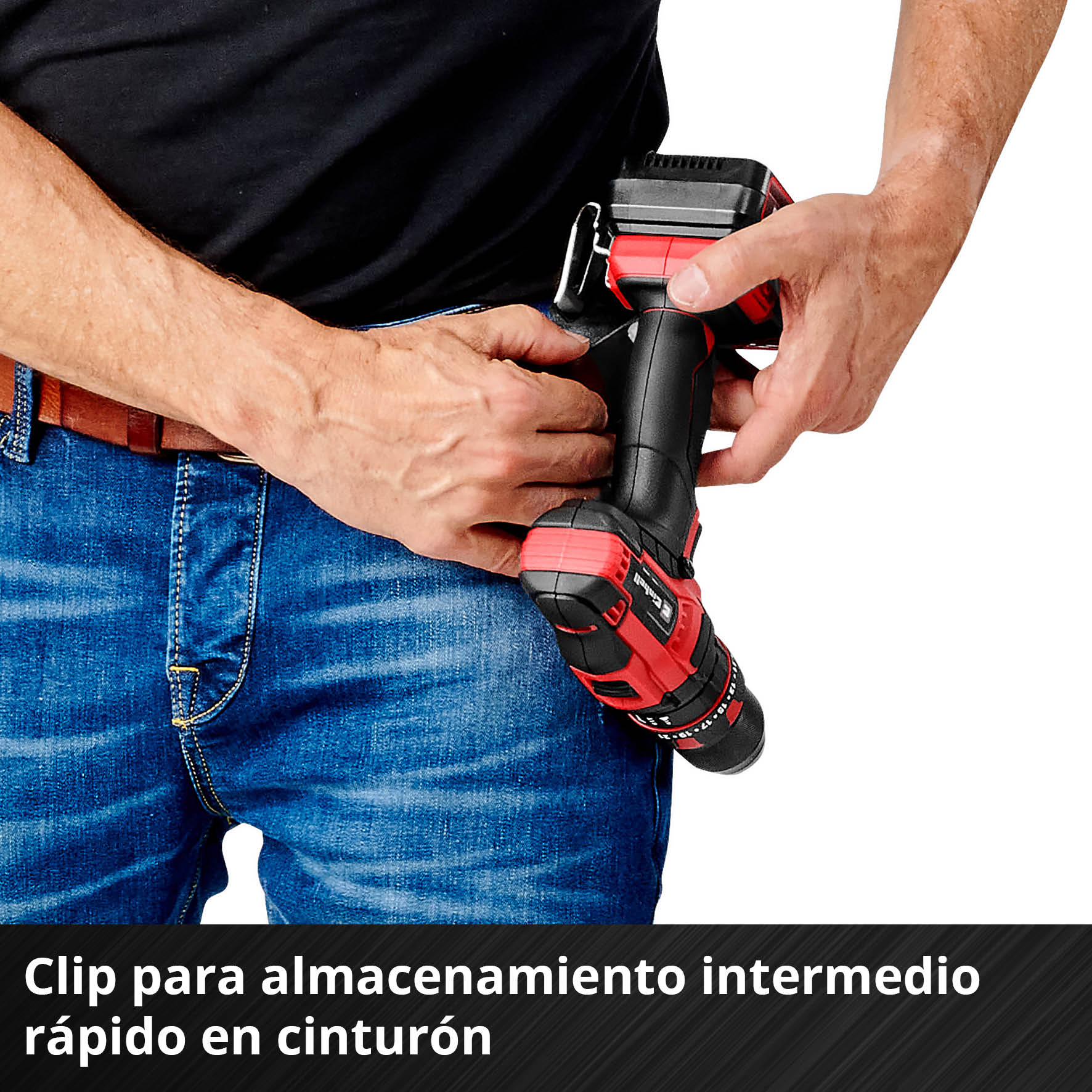 Taladro Einhell TE-CD 18/44 Li-i (1x2,5Ah) Rojo-6