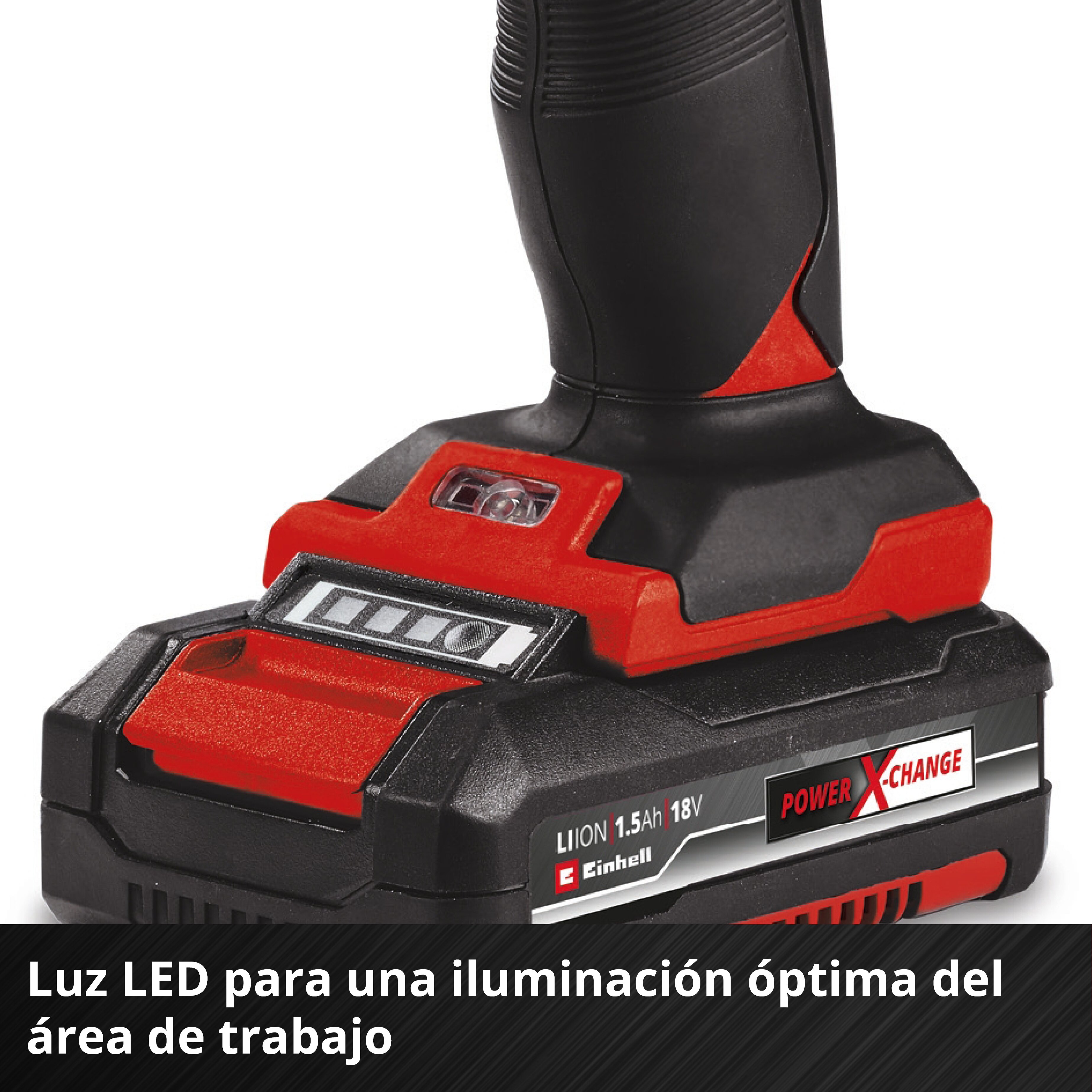 Taladro sin cable Einhell TC-CD 18/35 Li solo Rojo-5